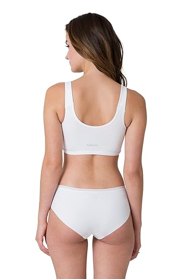 Van Heusen Women’s Cotton Wireless Bra – Non-Padded, Full Comfort with Anti-Slip Straps